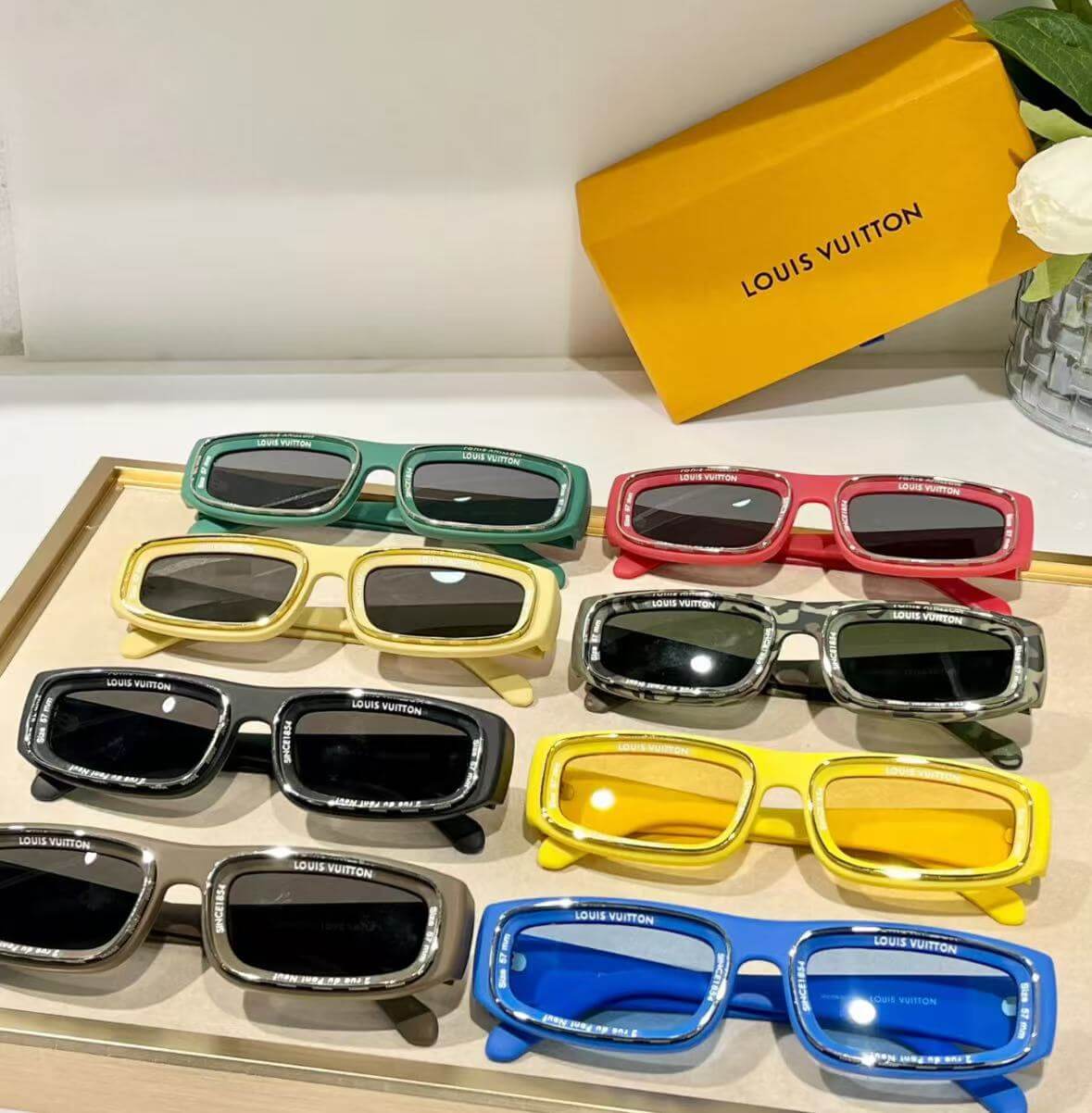 Gafas de sol estrechas estilo pasarela retro