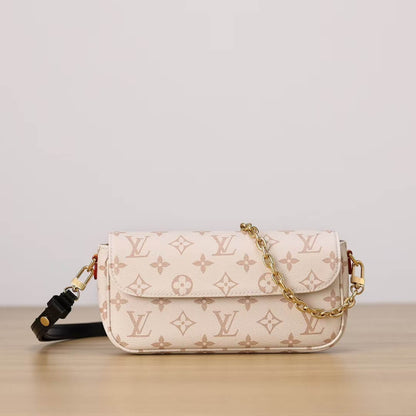 Sac à bandoulière à imprimé intégral de couleur claire