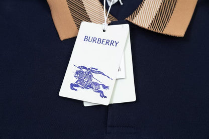 Polo clásico con cuello a cuadros