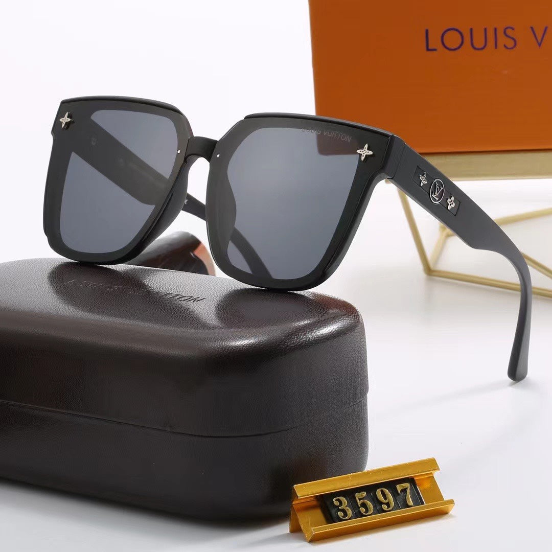Lunettes de soleil surdimensionnées à monture intégrale