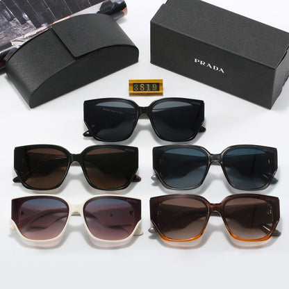 Lunettes de soleil rétro à monture épaisse