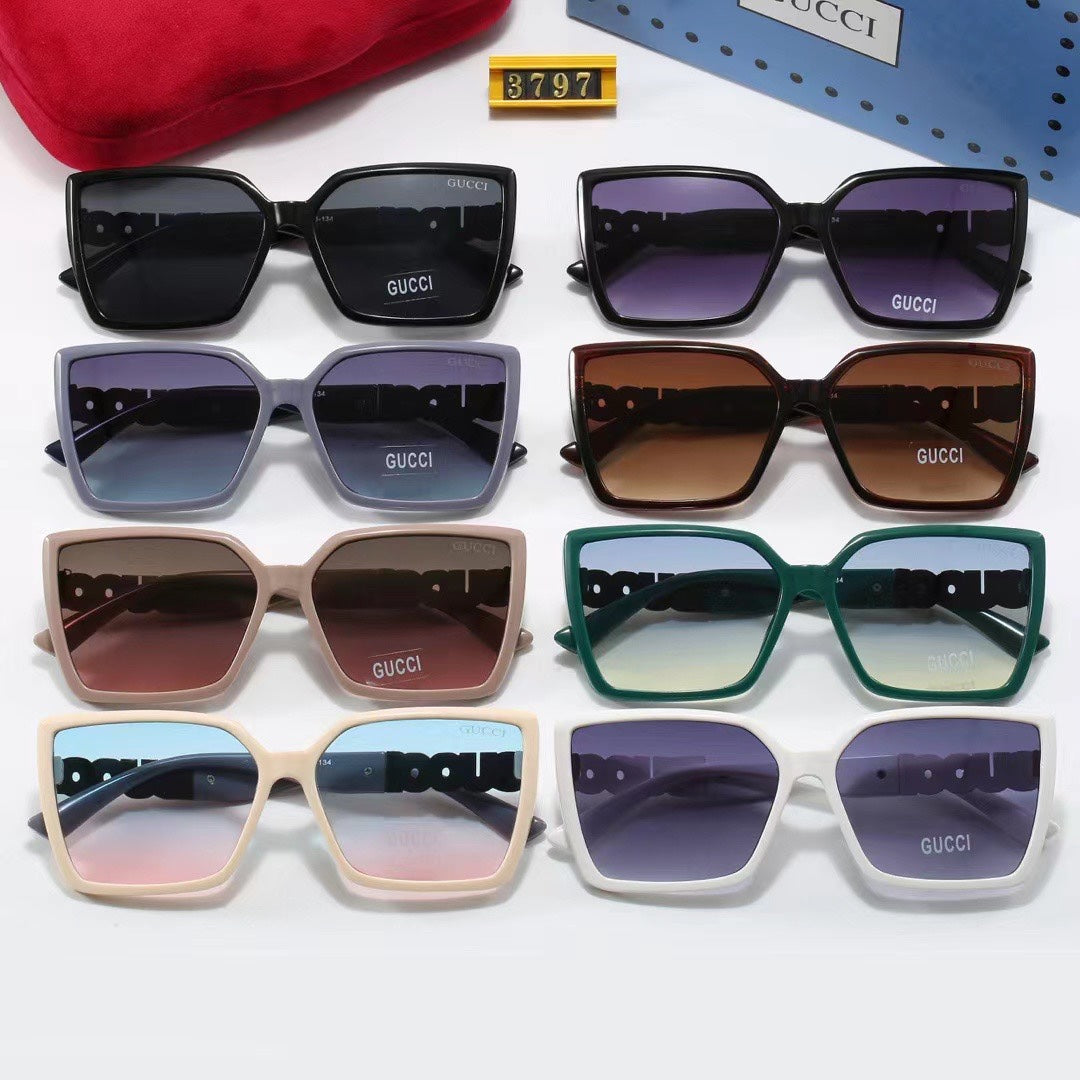 Gafas de sol cuadradas de gran tamaño