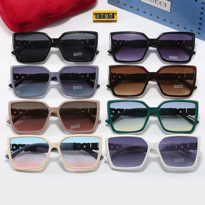 Gafas de sol cuadradas de gran tamaño