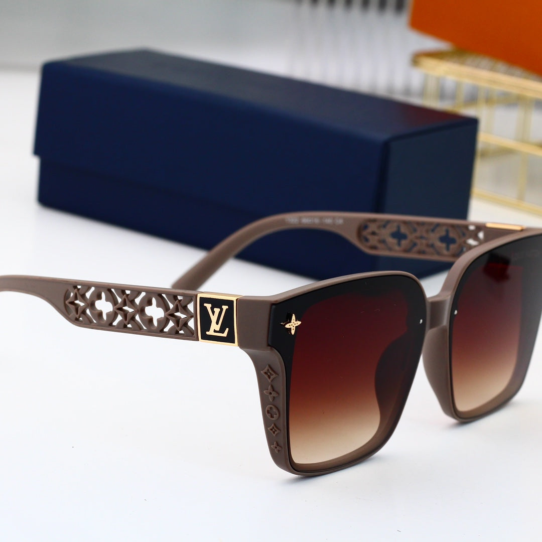 Gafas de sol huecas de gran tamaño y de moda