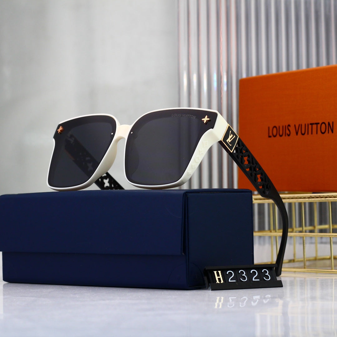 Gafas de sol huecas de gran tamaño y de moda