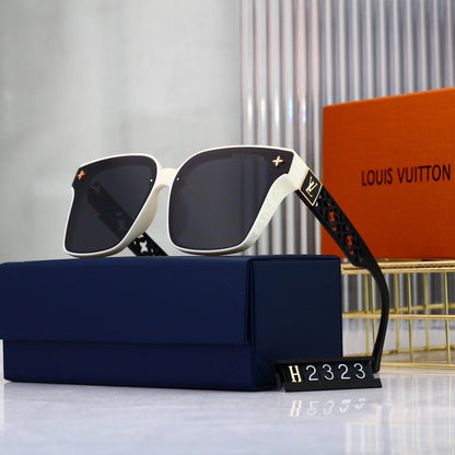 Gafas de sol huecas de gran tamaño y de moda