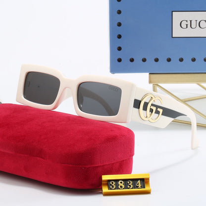 Lunettes de soleil rectangulaires