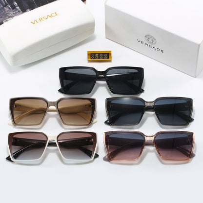Lunettes de soleil rétro à monture carrée