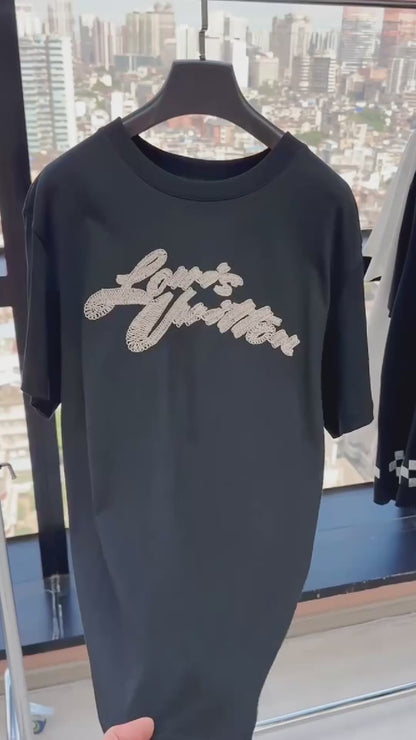 New Letter Embroidery T-Shirt