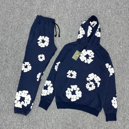 Conjunto largo clásico de algodón