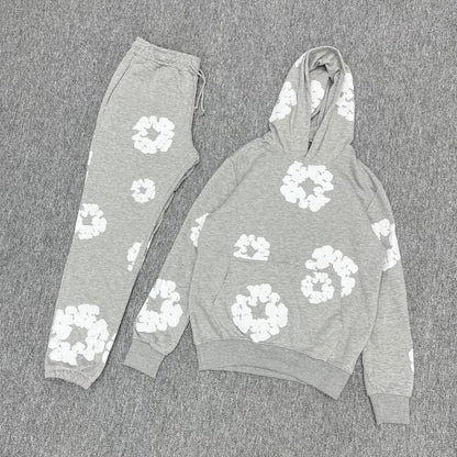 Conjunto largo clásico de algodón