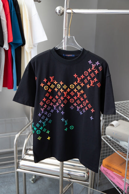 Camiseta con estampado degradado para presbicia