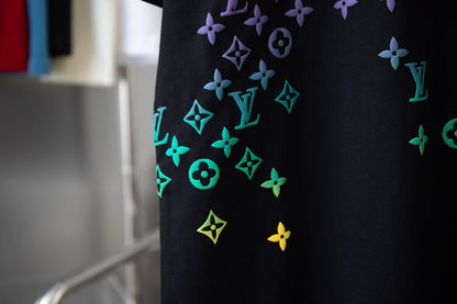 Camiseta con estampado degradado para presbicia