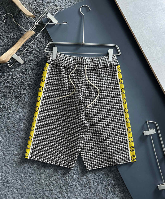 Short en jacquard tricoté