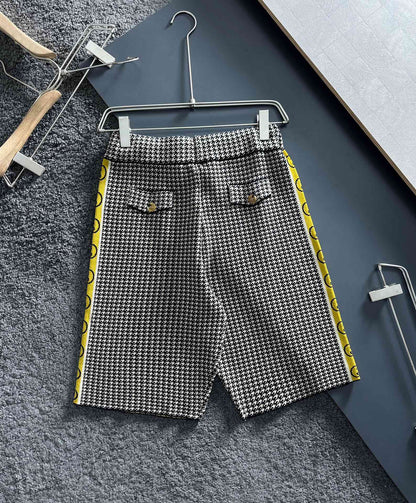 Pantalones cortos de punto de jacquard