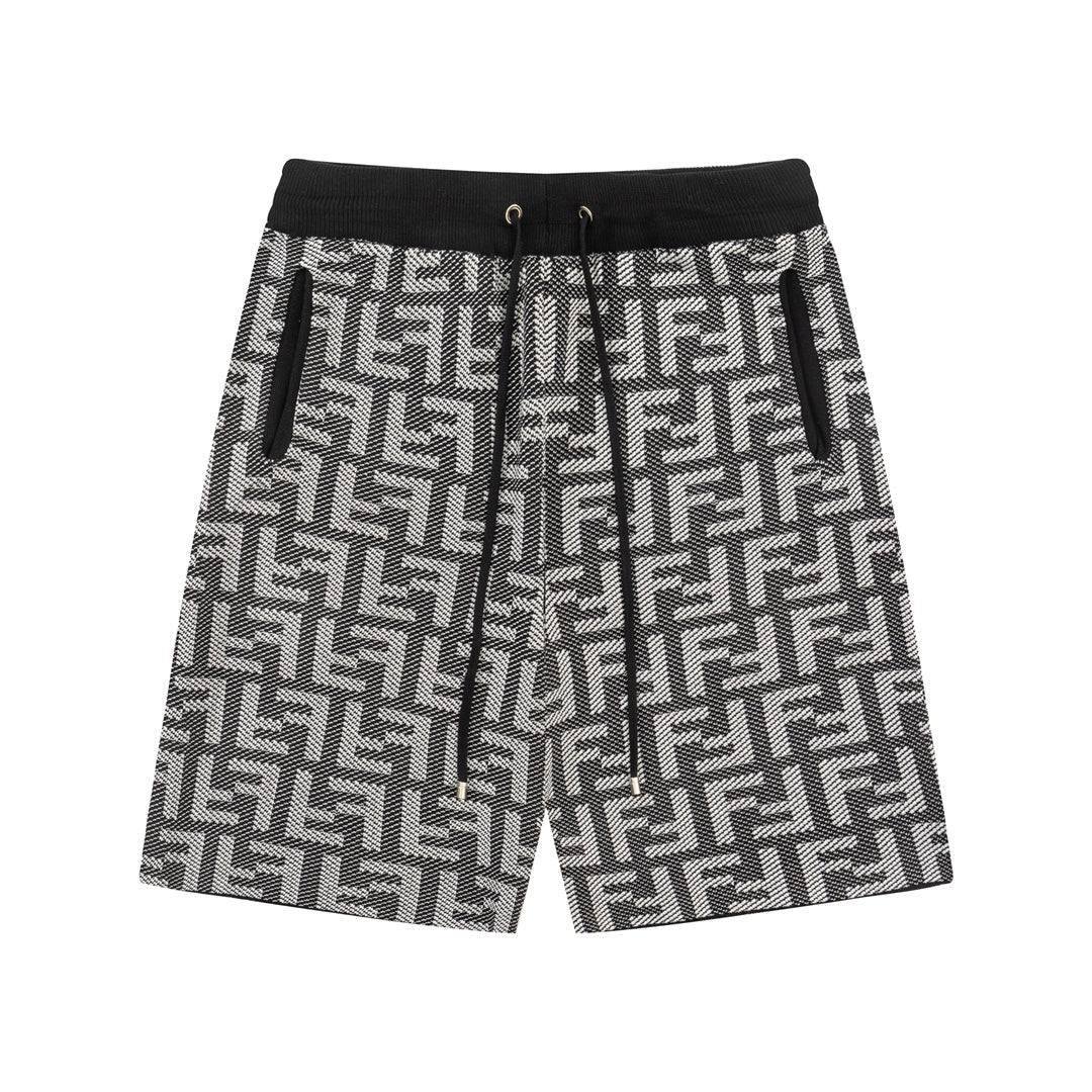 Short en jacquard intégral