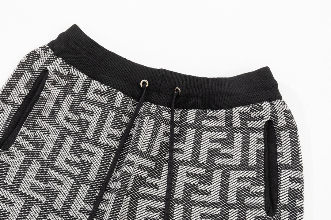 Short en jacquard intégral