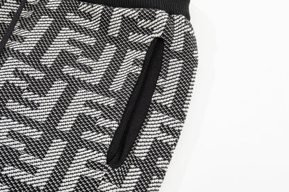 Short en jacquard intégral
