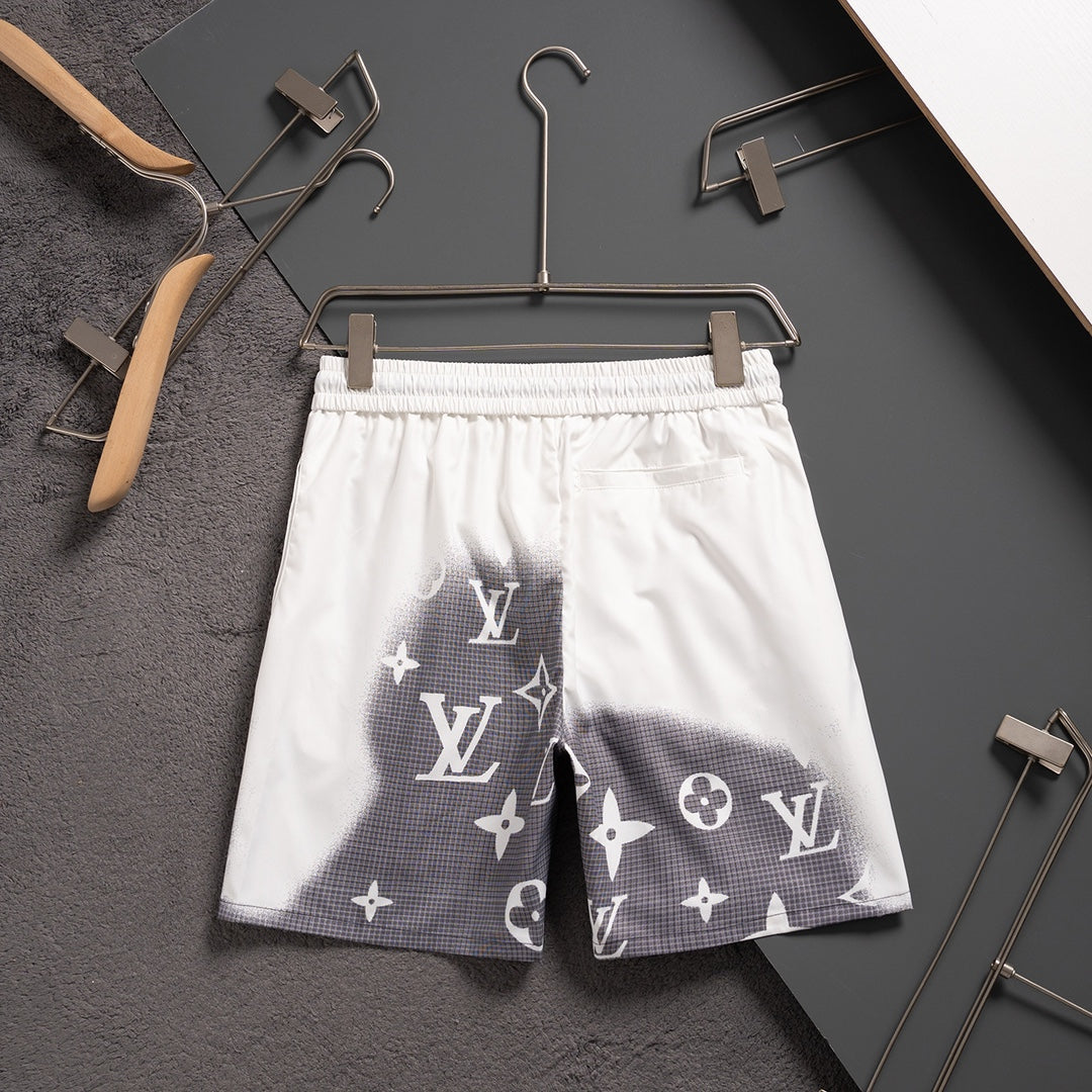 Pantalones cortos de tabla de renderizado blanco