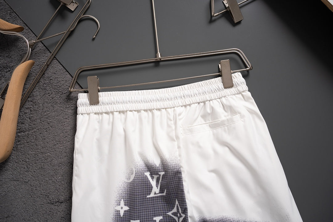 Pantalones cortos de tabla de renderizado blanco