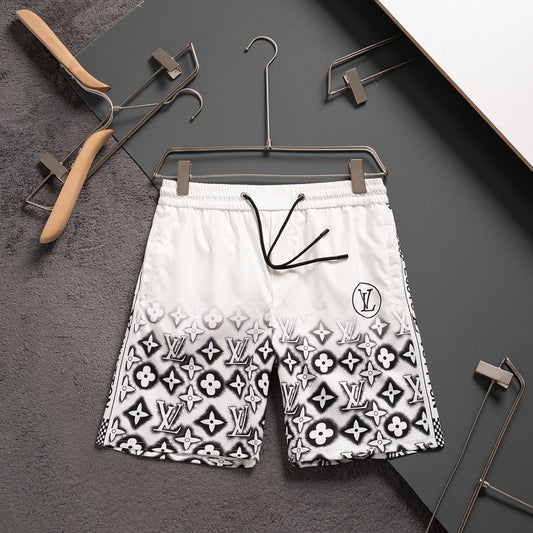 Short de plage à imprimé intégral
