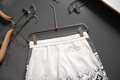Short de plage à imprimé intégral