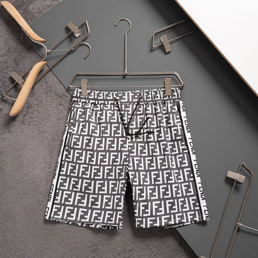 Short de plage à imprimé intégral
