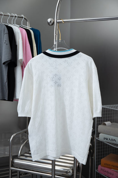 Camisa polo con estampado integral