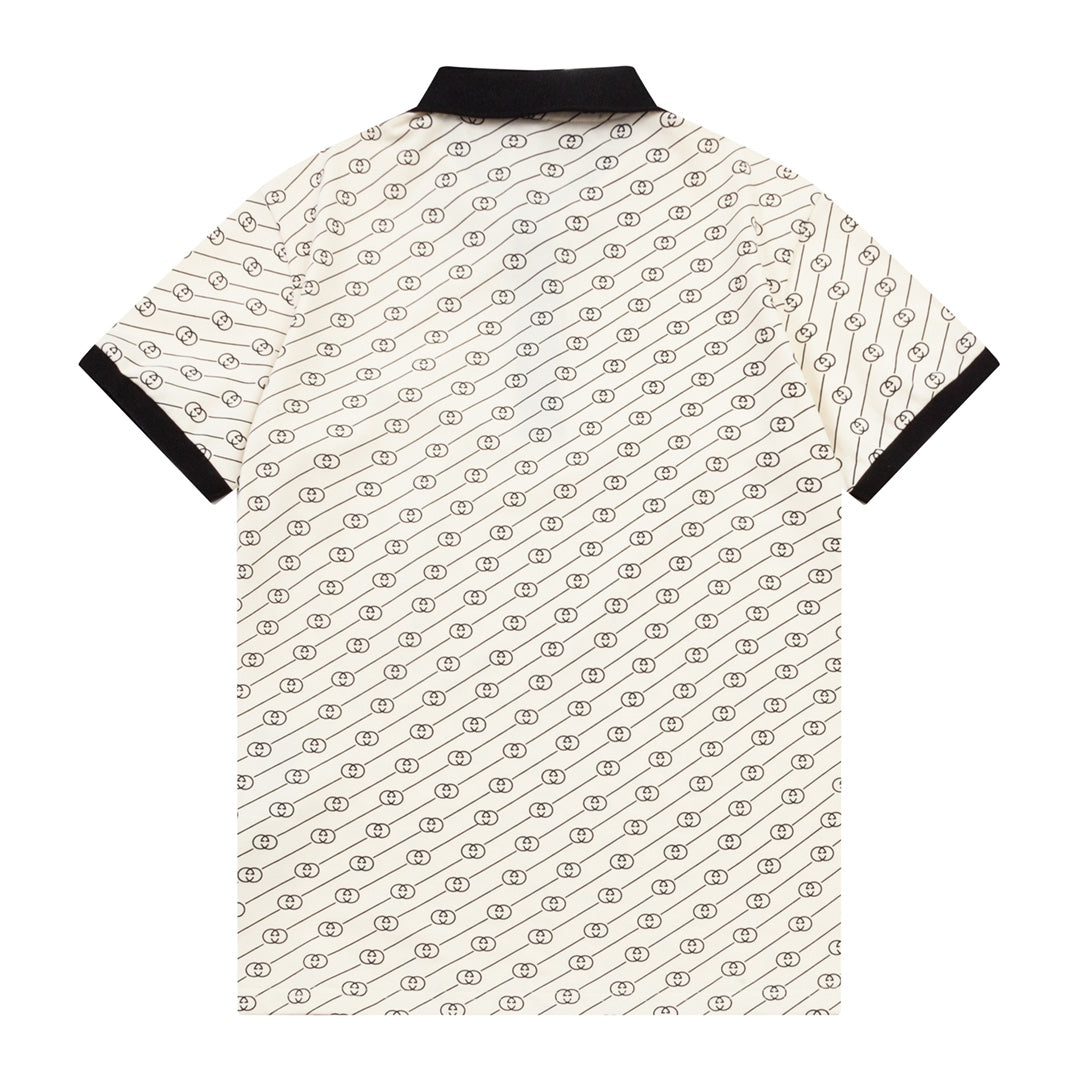 Polo clásico con estampado gráfico