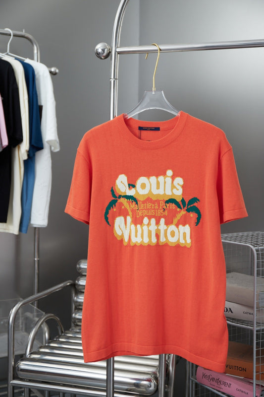 Camiseta con estampado de árbol hawaiano